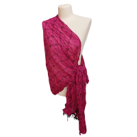 Szal w stylu Chunri - bawełniany z domieszką jedwabiu (CH-6)