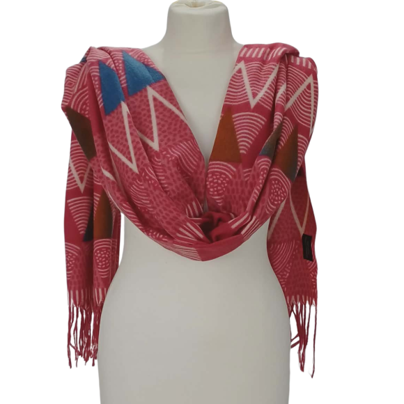 Szal z wełny merino – wyjątkowy styl i naturalna elegancja (W-146)