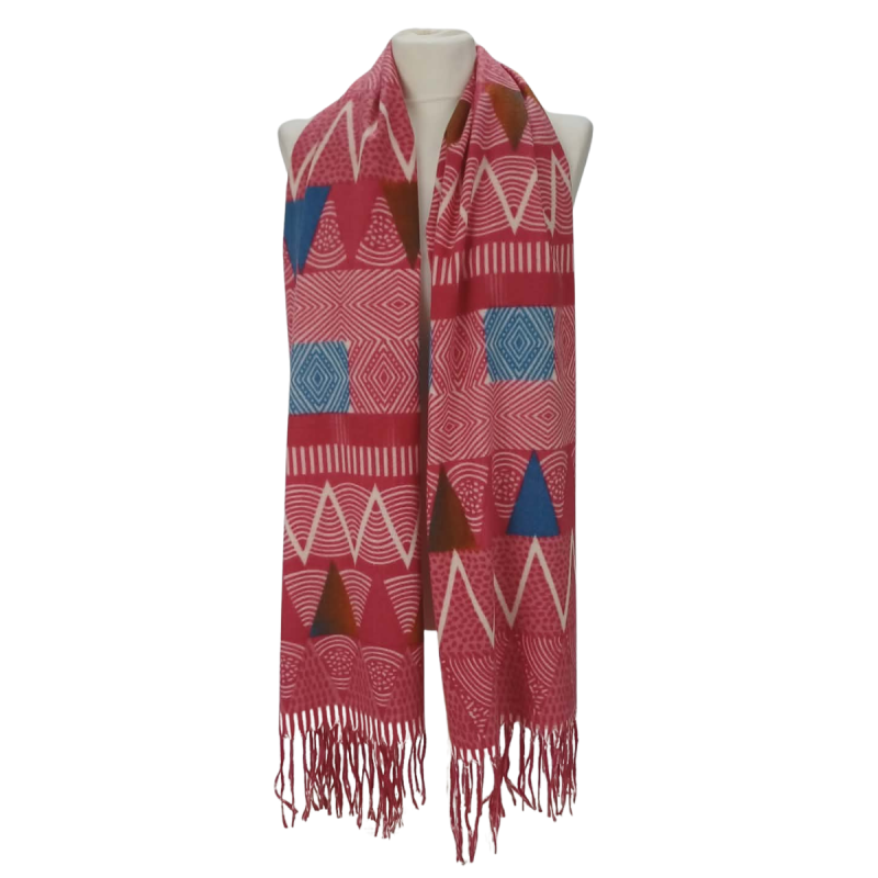 Szal z wełny merino – wyjątkowy styl i naturalna elegancja (W-146)