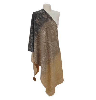 Szal z wełny merino – ciepło, styl i naturalna elegancja (W-142)