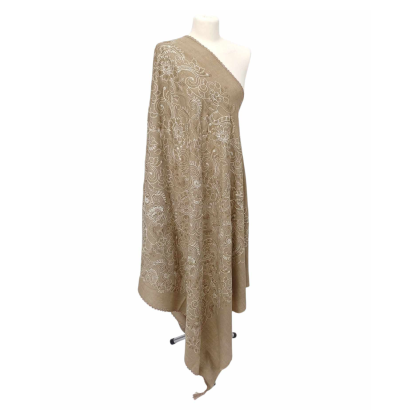 Szal z wełny merynosów - 100% MERINO  (Wh-1)