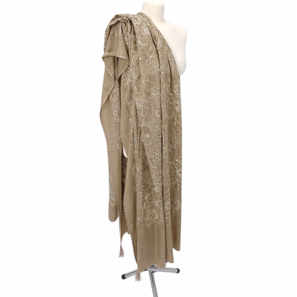 Szal z wełny merynosów - 100% MERINO  (Wh-1)