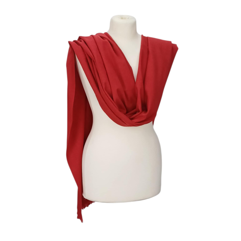 Szal wełniany z runa Kozy Changthangi (W-53)