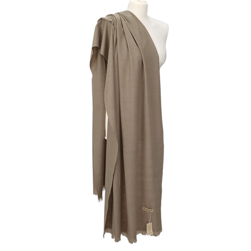 Szal wełniany z runa Kozy Changthangi  (W-55)