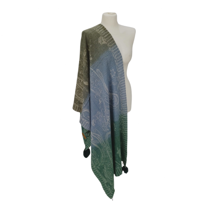 Szal z wełny merino – miękki, ciepły i wyjątkowy (W-139)