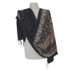 Szal z wełny merino – elegancja w pakistańskim stylu ( W-136)