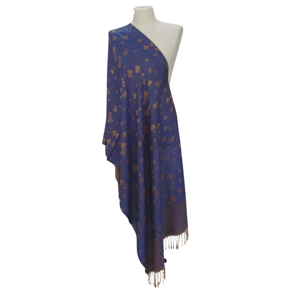 Szal z pashminy – wyjątkowy dodatek na cały rok  (P-125)