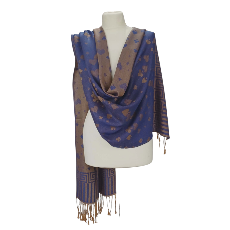 Szal z pashminy – wyjątkowy dodatek na cały rok  (P-125)