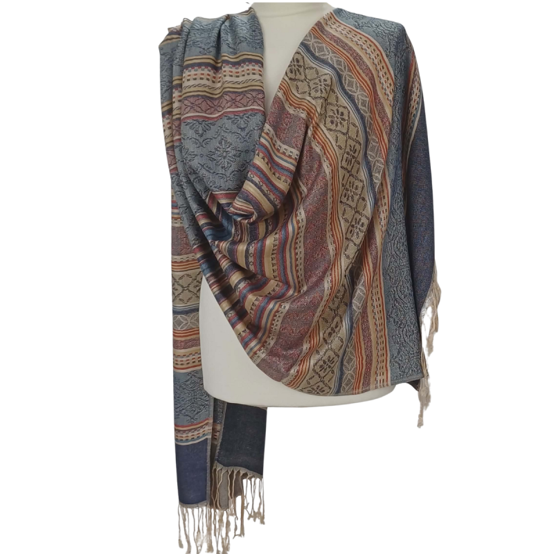 Szal z pashminy – elegancja i orientalny styl (P-123)
