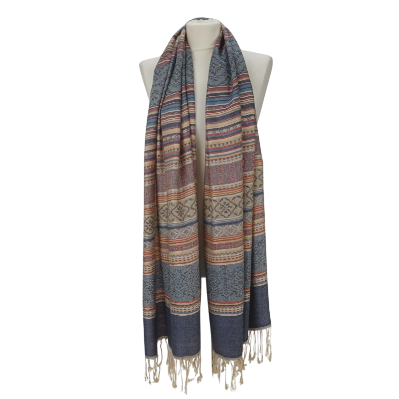Szal z pashminy – elegancja i orientalny styl (P-123)