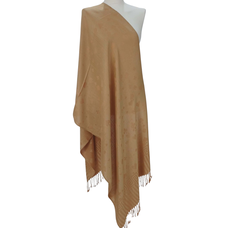 Szal z pashminy – elegancki, lekki i miękki (P-121)