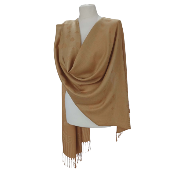 Szal z pashminy – elegancki, lekki i miękki (P-121)