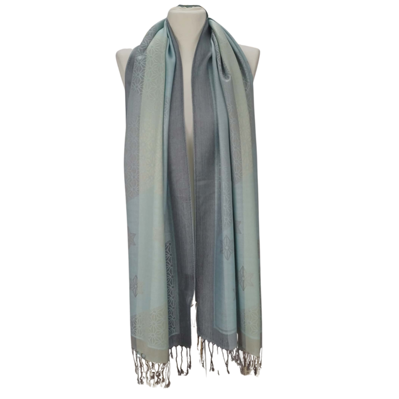 Szal z pashminy – elegancja i lekkość w pastelowych odcieniach (P-116)