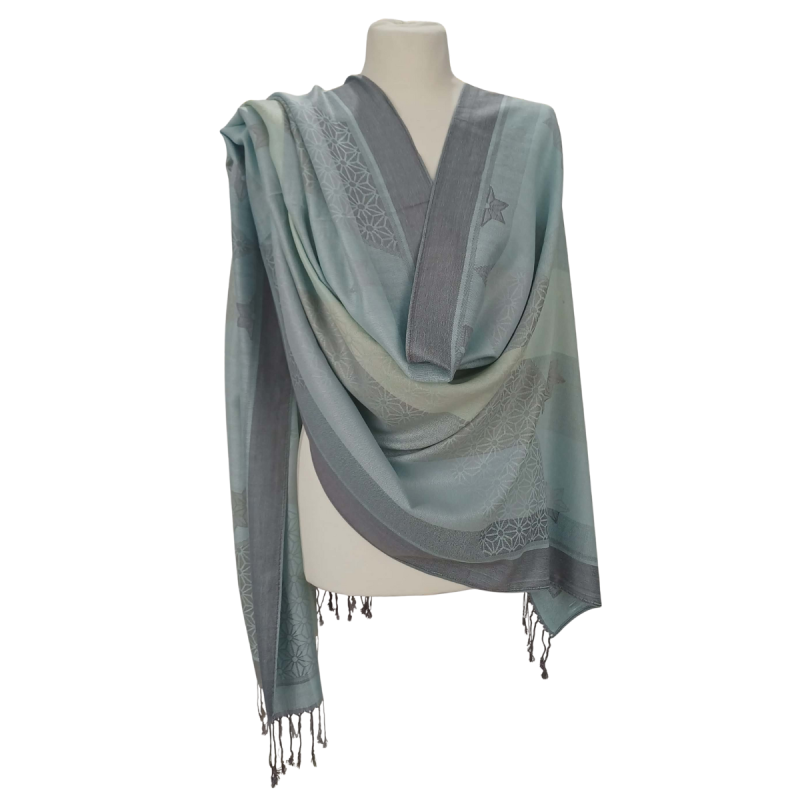 Szal z pashminy – elegancja i lekkość w pastelowych odcieniach (P-116)