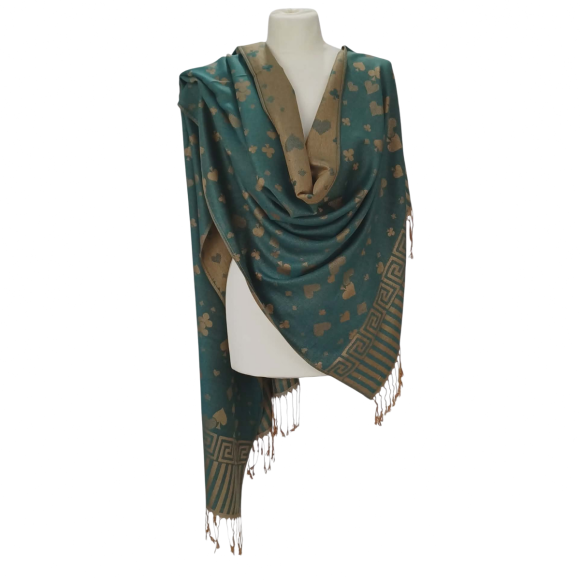 Szal z pashminy – elegancja i orientalny styl  (P-115)