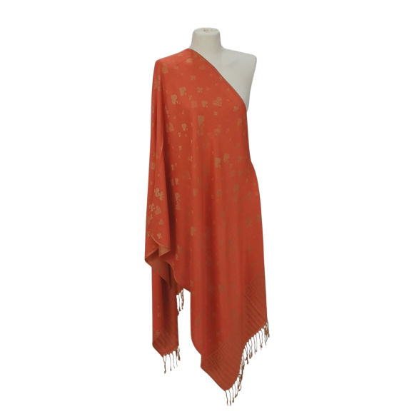 Szal z pashminy – elegancki, lekki i miękki (P-114)