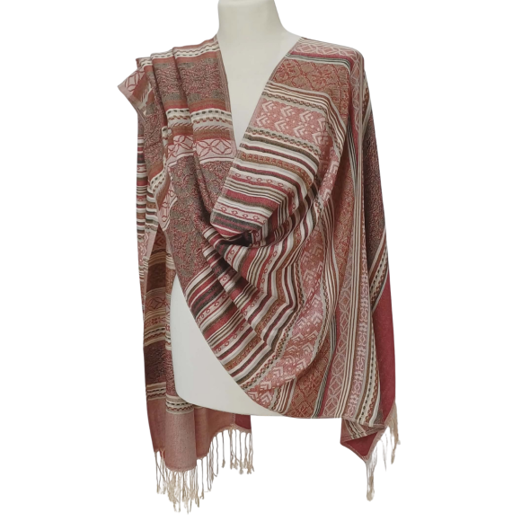 Szal z pashminy – elegancja, która otula (P-113)