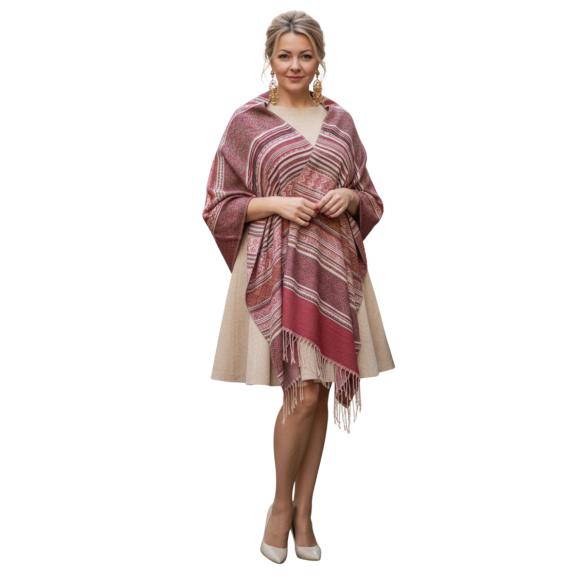 Szal z pashminy – elegancja, która otula (P-113)