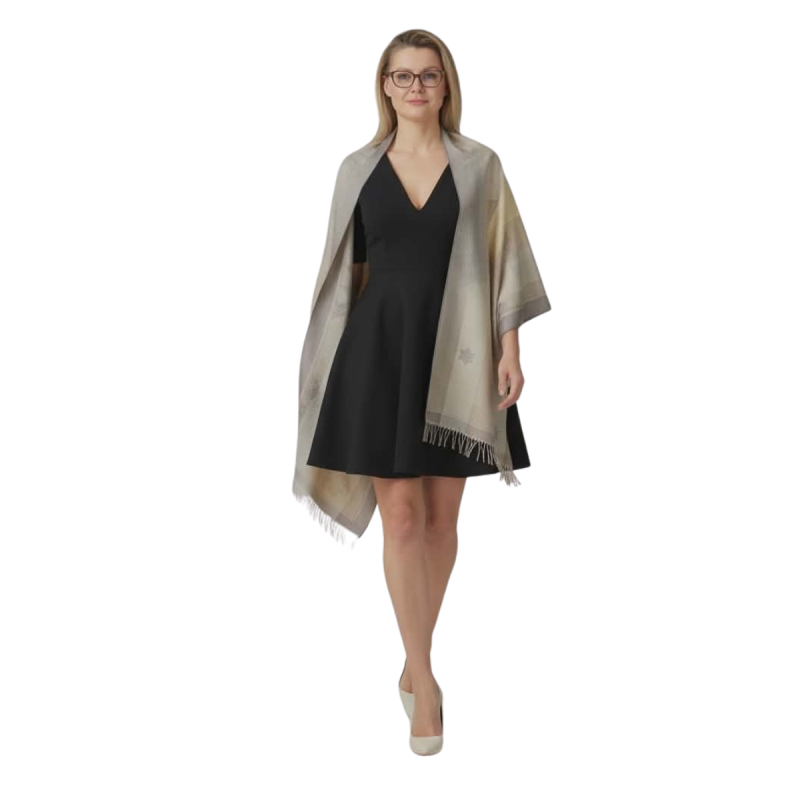 Szal z pashminy – elegancja i lekkość (P-112)