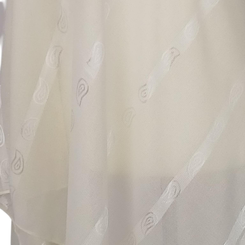 Szal jedwabny Banarasi o lekko ziarnistej strukturze (JE-149)