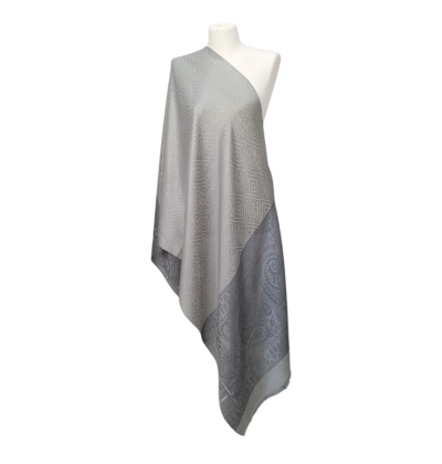 Szal z jedwabiu naturalnego Banarasi  (JE-140)