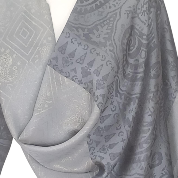 Szal z jedwabiu naturalnego Banarasi  (JE-140)