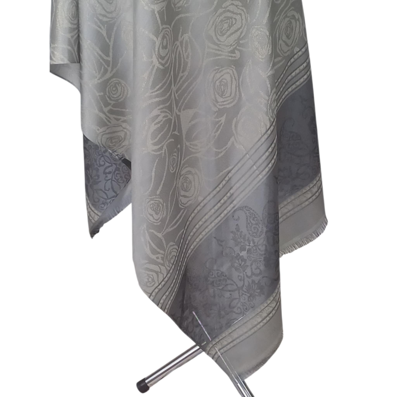 Szal z jedwabiu naturalnego Banarasi (JE-138)