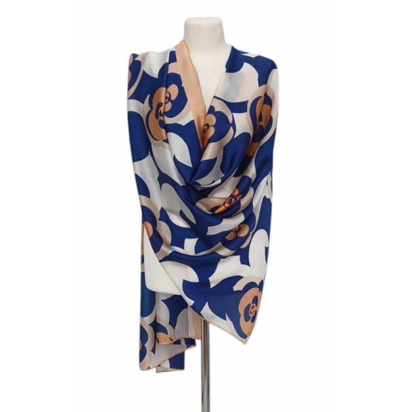 Szal z jedwabiu naturalnego (J-24)