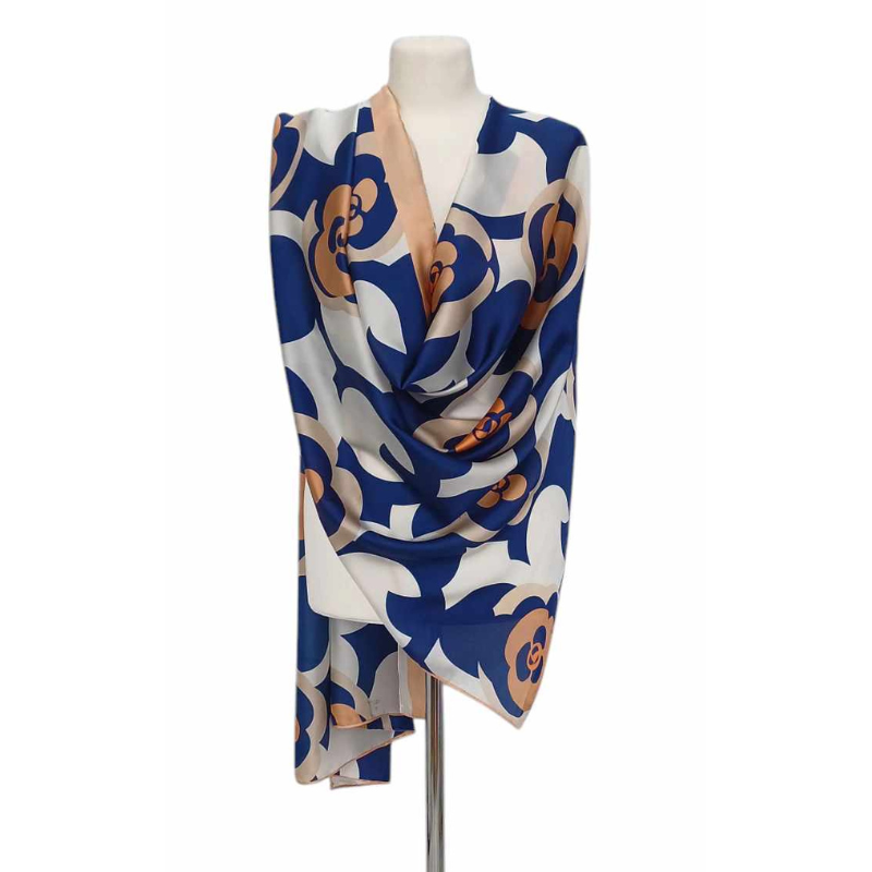 Szal z jedwabiu naturalnego (J-24)