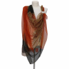 Szal z jedwabnego szyfonu | wielobarwny | lekki i zwiewny ( SZYF-13)