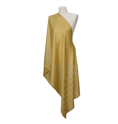 Szal jedwabny Banarasi – złoty blask (JE-144)