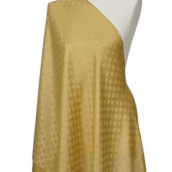 Szal jedwabny Banarasi – złoty blask (JE-144)