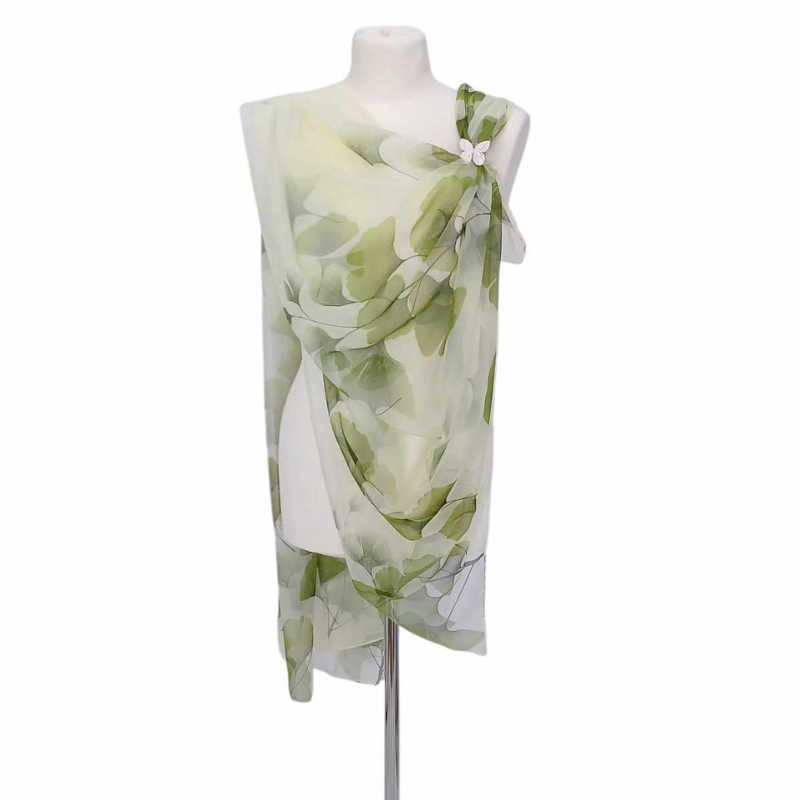 Szal z jedwabnego szyfonu ( SZYF-23)