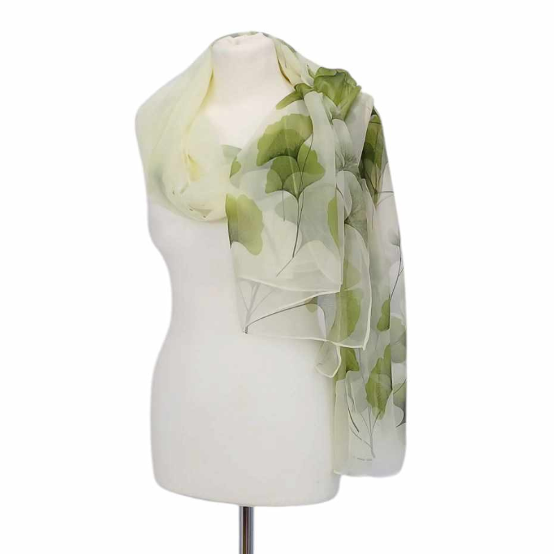 Szal z jedwabnego szyfonu ( SZYF-23)