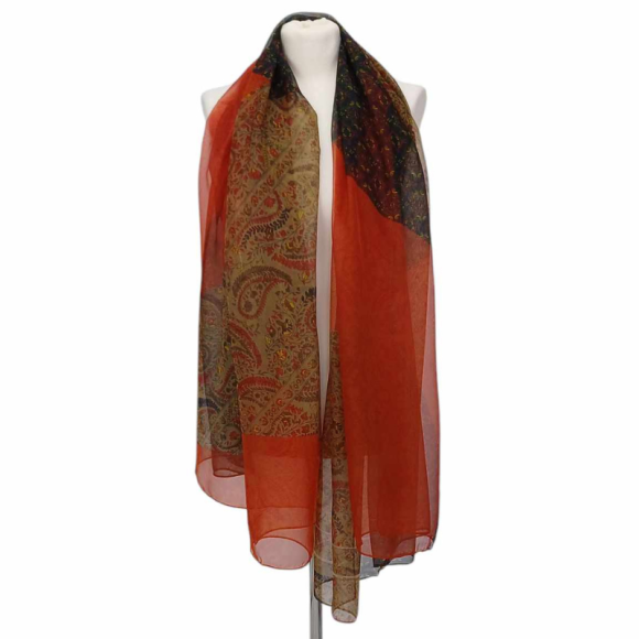 Szal z jedwabnego szyfonu ( SZYF-2)