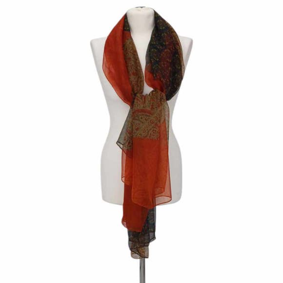 Szal z jedwabnego szyfonu ( SZYF-2)