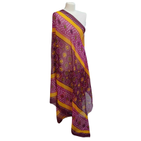 Szal z szyfonu jedwabnego   ( SZYF - 15 )