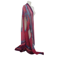 Szal z szyfonu jedwabnego, niezwykle cienki i zwiewny ( SZYF-8)