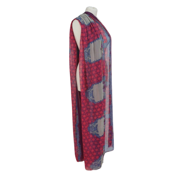 Szal z szyfonu jedwabnego, niezwykle cienki i zwiewny ( SZYF-8)