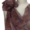 Szal z szyfonu jedwabnego, niezwykle cienki i zwiewny (SZYF-116)