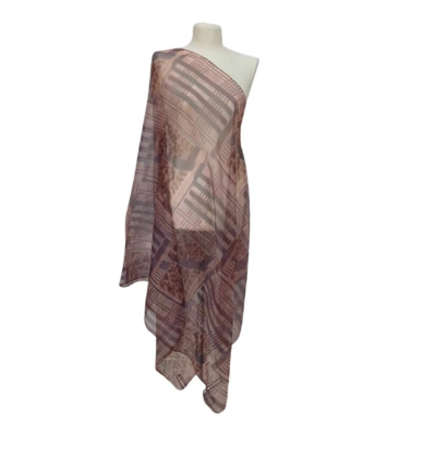 Szal z szyfonu jedwabnego, niezwykle cienki i zwiewny (SZYF-116)