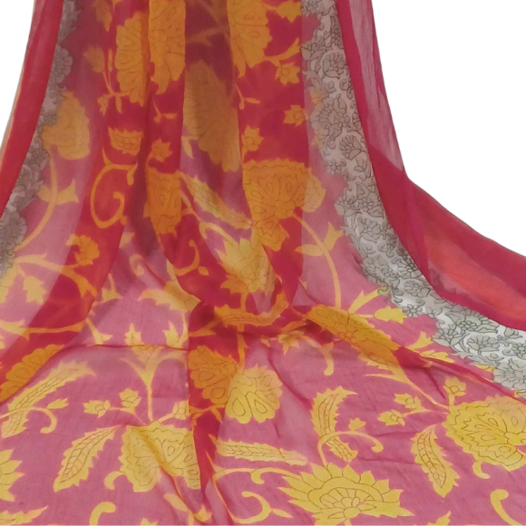 Szal z szyfonu jedwabnego, niezwykle cienki i zwiewny ( SZYF-5)