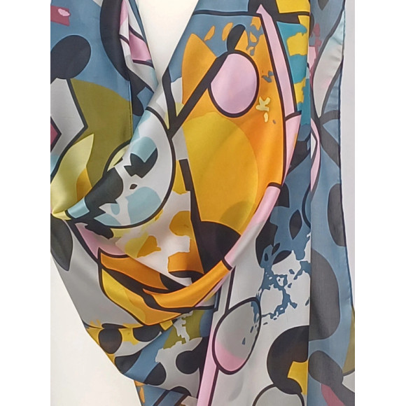 Szal z jedwabnej satyny (J-130)