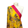 Szal jedwabny z domieszką poliestru z pięknym nadrukiem  (JP - 117)