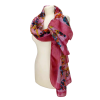 Szal - Jedwabny poliester z pięknym nadrukiem (JP-115)