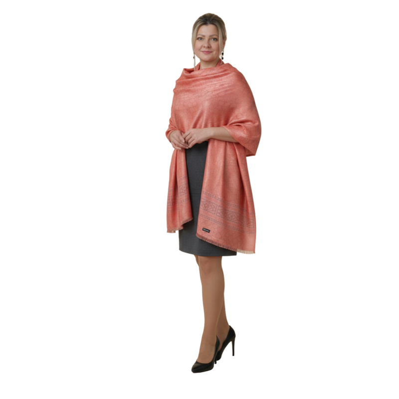 Szal z jedwabiu naturalnego Banarasi  (J-9 )