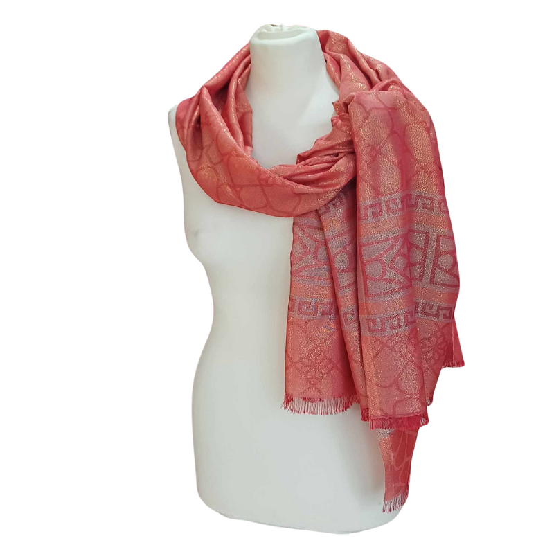 Szal z jedwabiu naturalnego Banarasi  (J-9 )