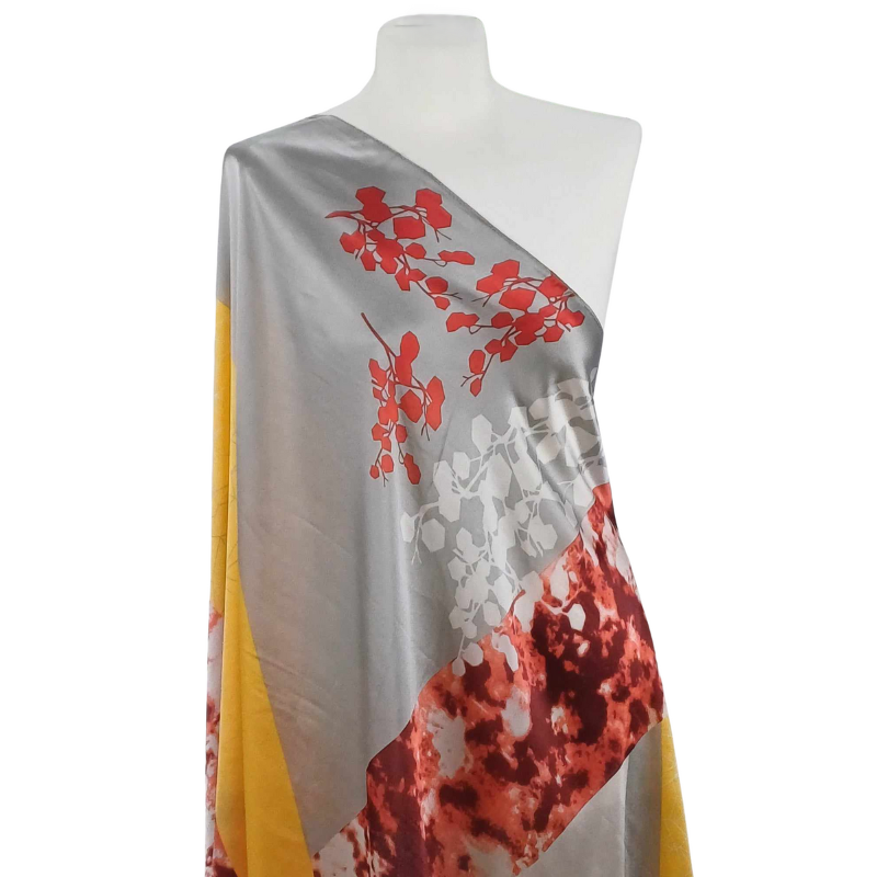 Szal z jedwabiu naturalnego ( J-46)