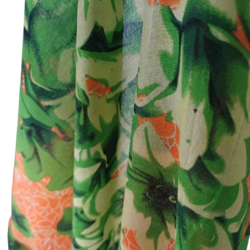 Szal bawełniany z domieszką jedwabiu – elegancja w roślinnym wydaniu ( BJ-7)