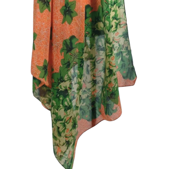Szal bawełniany z domieszką jedwabiu – elegancja w roślinnym wydaniu ( BJ-7)